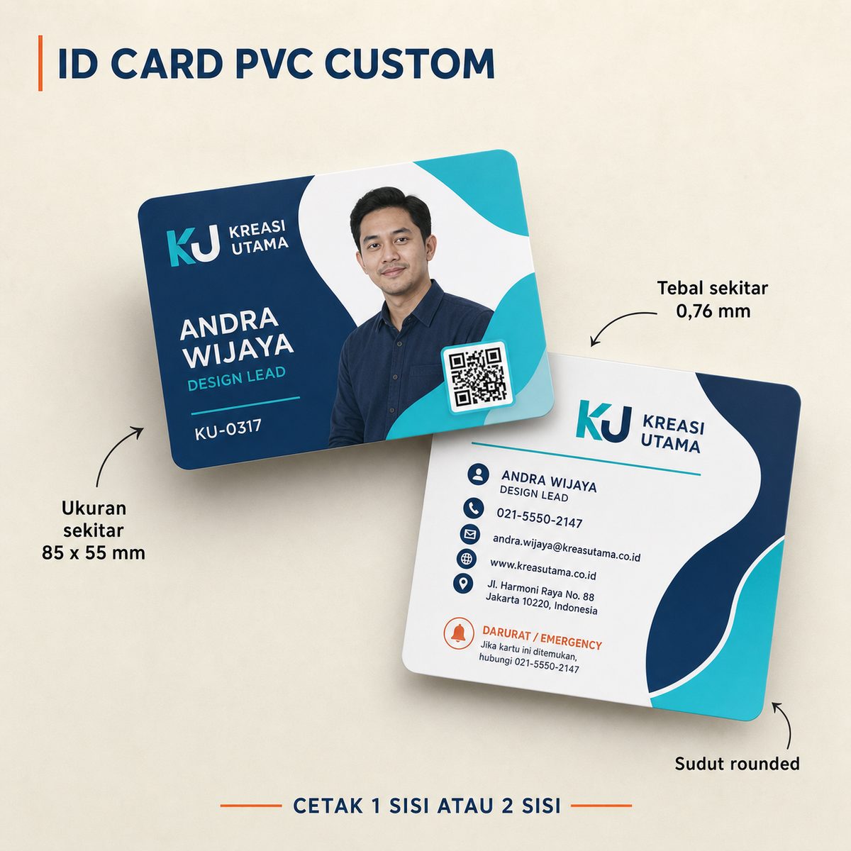 ID Card PVC foto 1
