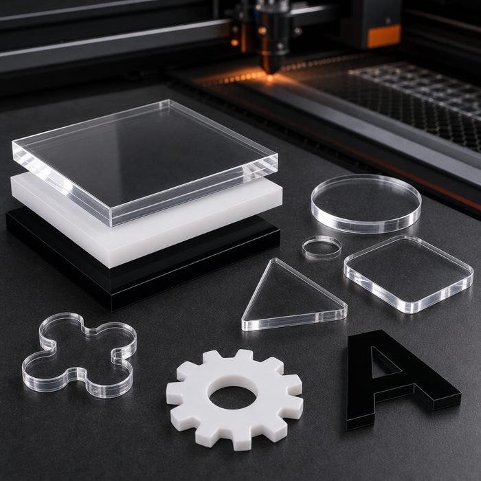 Cutting Laser Akrilik Custom 2mm, 3mm, 5mm | Potong Sesuai Desain